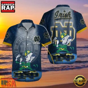 NCAA Notre Dame Fighting Irish Hawaiian Shirt Print Custom Name Cheap Hawaiian Shirt.jpgGroup