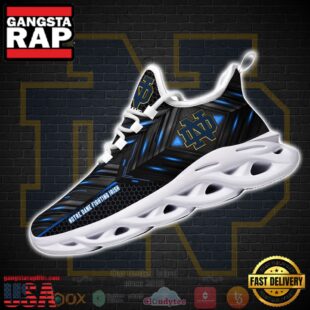 NCAA Notre Dame Fighting Irish Ncaa Custom Name Clunky Unique Design Max Soul Shoes Running Sneakers