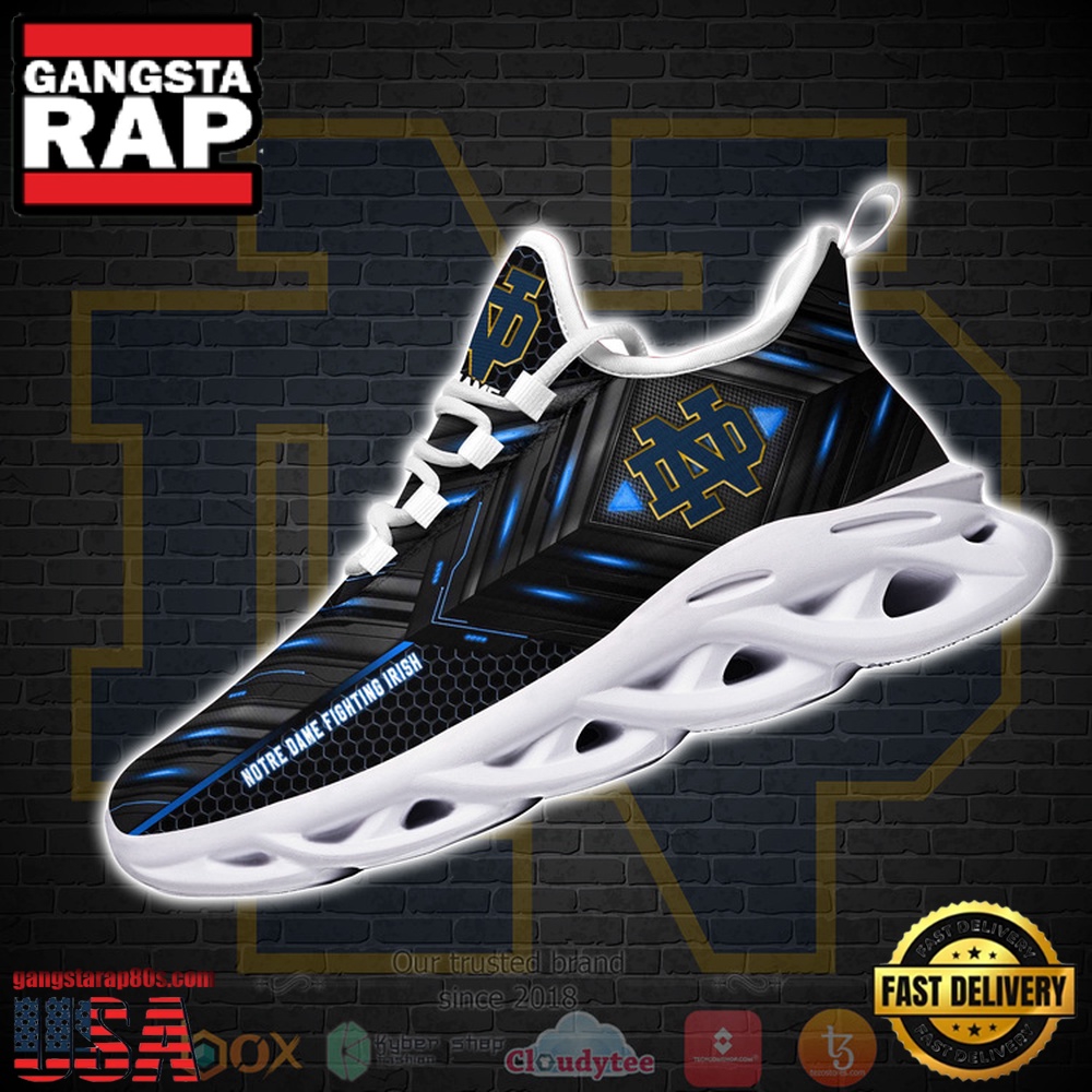 NCAA Notre Dame Fighting Irish Ncaa Custom Name Clunky Unique Design Max Soul Shoes Running Sneakers NCAA Notre Dame Fighting Irish Ncaa Custom Name Clunky Unique Design Max Soul Shoes Running Sneakers
