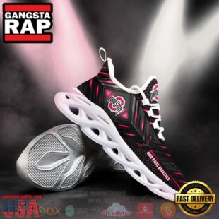NCAA Ohio State Buckeyes Ncaa Custom Name Clunky Unique Design Max Soul Shoes Running Sneakers