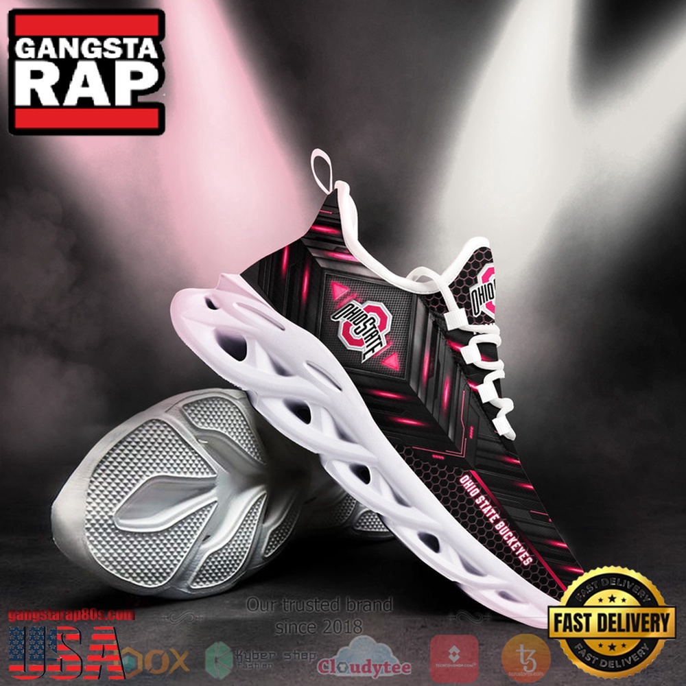 NCAA Ohio State Buckeyes Ncaa Custom Name Clunky Unique Design Max Soul Shoes Running Sneakers NCAA Ohio State Buckeyes Ncaa Custom Name Clunky Unique Design Max Soul Shoes Running Sneakers