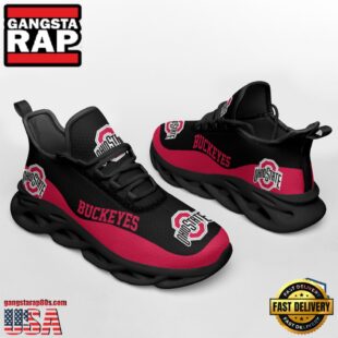 NCAA Ohio State Buckeyes Unique Design Max Soul Shoes Running Sneakers