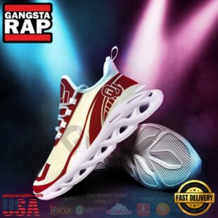 NCAA Oklahoma Sooners Football Clunky Unique Design Max Soul Shoes Running Sneakers