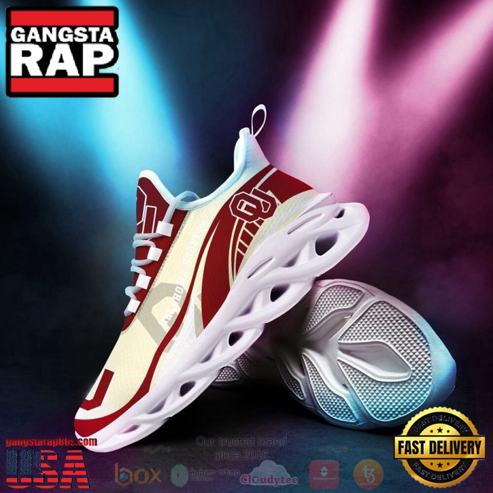 NCAA Oklahoma Sooners Football Clunky Unique Design Max Soul Shoes Running Sneakers NCAA Oklahoma Sooners Football Clunky Unique Design Max Soul Shoes Running Sneakers