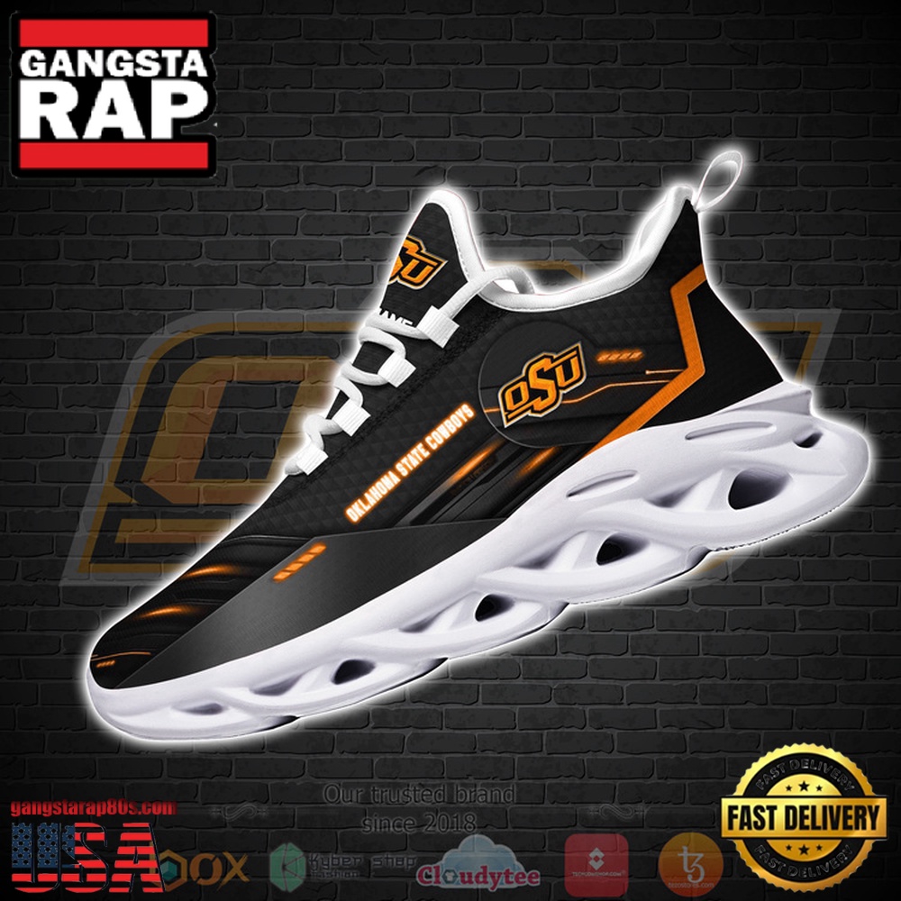 NCAA Oklahoma State Cowboys Custom Name Clunky Unique Design Max Soul Shoes Running Sneakers NCAA Oklahoma State Cowboys Custom Name Clunky Unique Design Max Soul Shoes Running Sneakers
