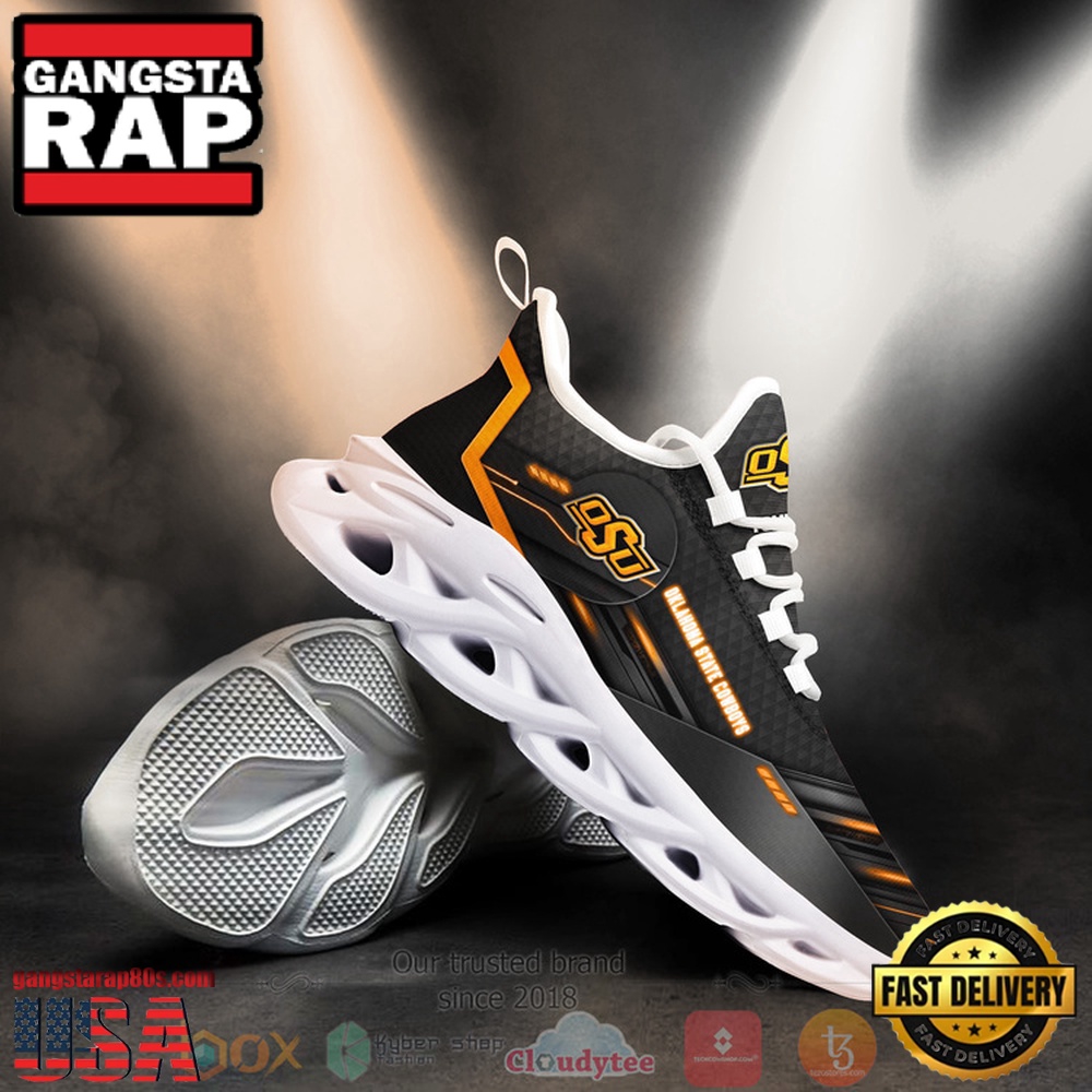 NCAA Oklahoma State Cowboys Custom Name Clunky Unique Design Max Soul Shoes Running Sneakers NCAA Oklahoma State Cowboys Custom Name Clunky Unique Design Max Soul Shoes Running Sneakers