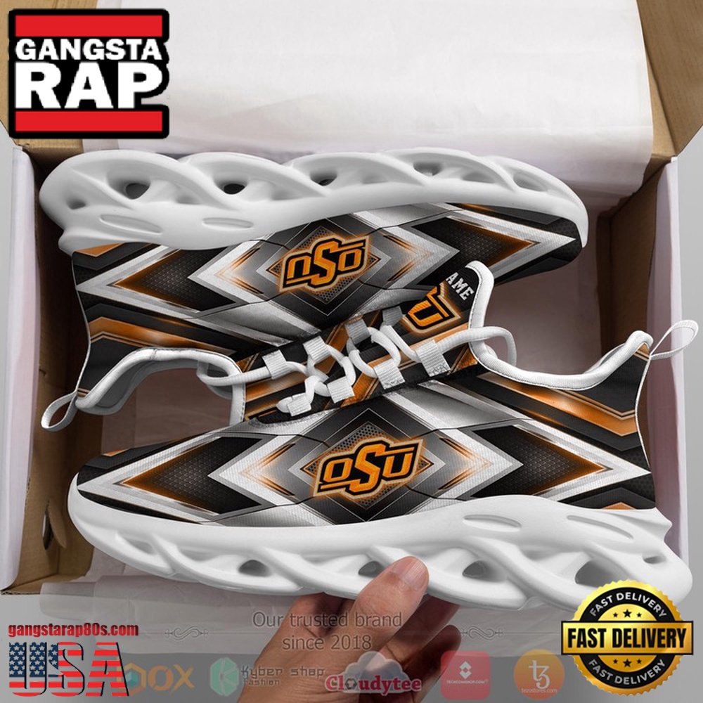 NCAA Oklahoma State Cowboys Football Team Custom Name Clunky Unique Design Max Soul Shoes Running Sneakers NCAA Oklahoma State Cowboys Football Team Custom Name Clunky Unique Design Max Soul Shoes Running Sneakers