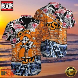 NCAA Oklahoma State Cowboys Hawaiian Shirt Print Custom Name Aloha Hawaiian Shirt.jpgGroup