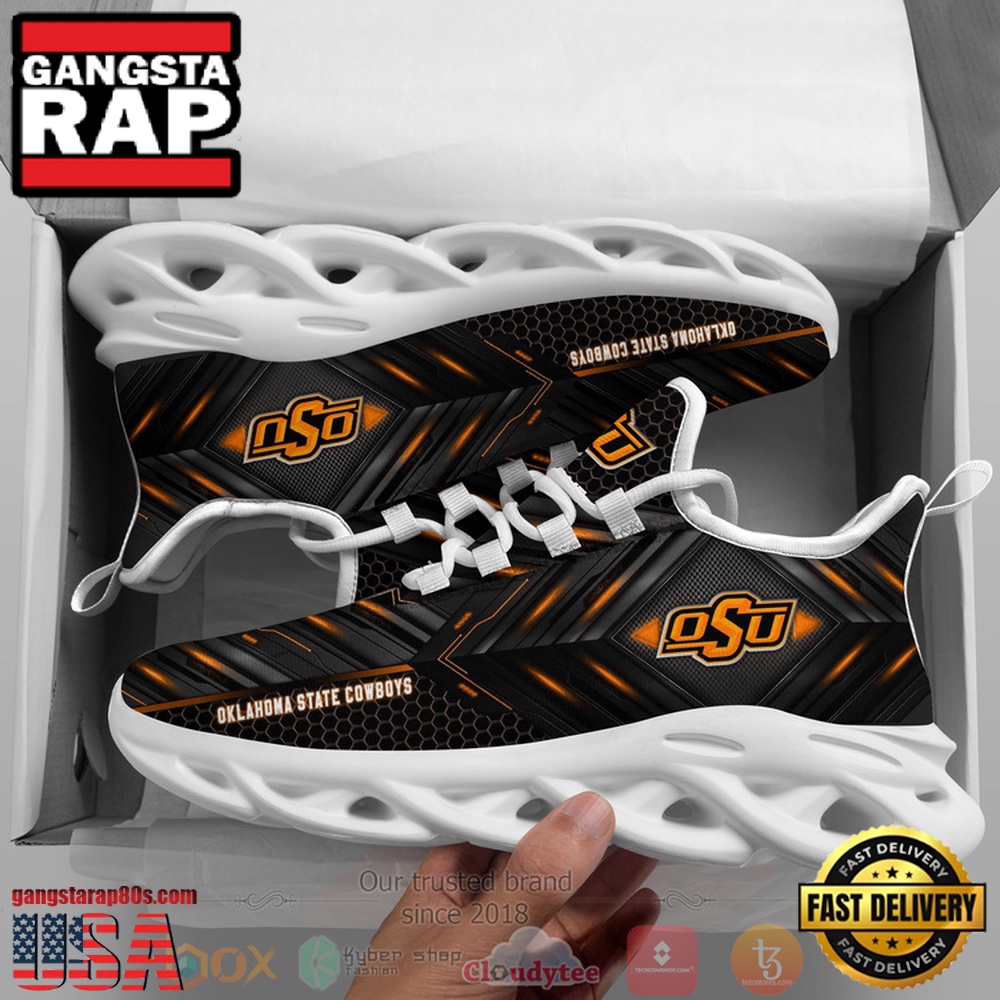 NCAA Oklahoma State Cowboys Ncaa Custom Name Clunky Unique Design Max Soul Shoes Running Sneakers NCAA Oklahoma State Cowboys Ncaa Custom Name Clunky Unique Design Max Soul Shoes Running Sneakers