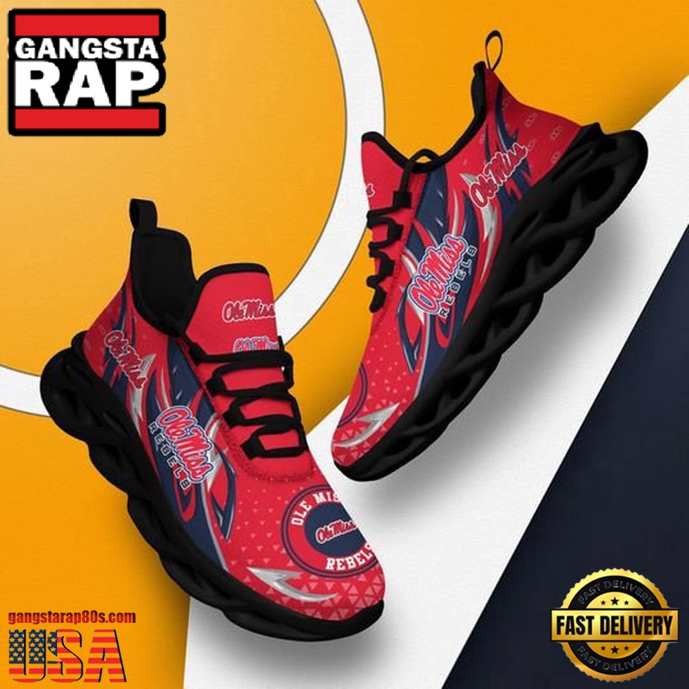 NCAA Ole Miss Rebels Max Soul Shoes Running Sneakers NCAA Ole Miss Rebels Max Soul Shoes Running Sneakers