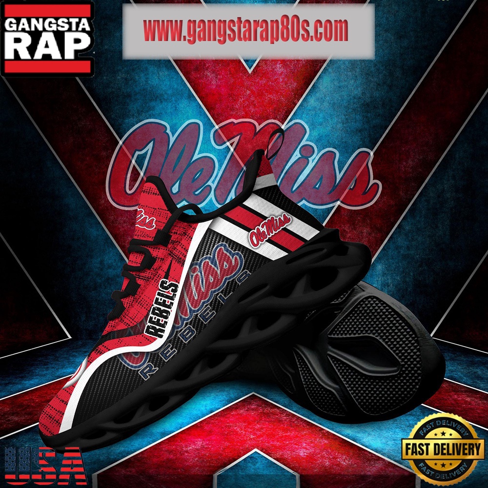 NCAA Ole Miss Rebels New Design Max Soul Shoes Running Sneakers NCAA Ole Miss Rebels New Design Max Soul Shoes Running Sneakers
