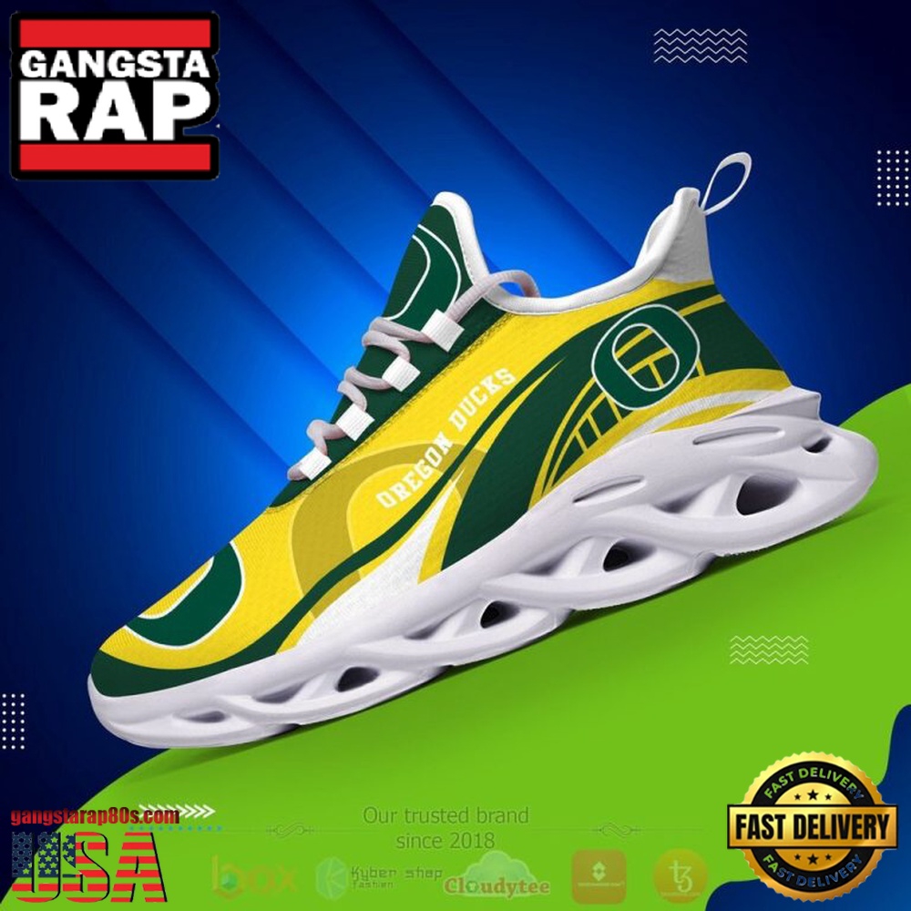 NCAA Oregon Ducks Football Clunky Unique Design Max Soul Shoes Running Sneakers NCAA Oregon Ducks Football Clunky Unique Design Max Soul Shoes Running Sneakers