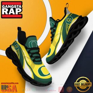 NCAA Oregon Ducks Football Clunky Unique Design Max Soul Shoes Running Sneakers