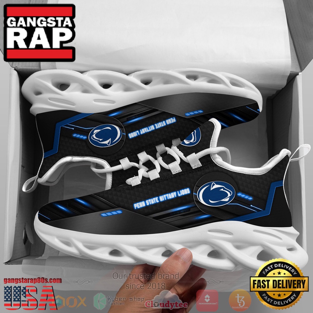 NCAA Penn State Nittany Lions Custom Name Clunky Unique Design Max Soul Shoes Running Sneakers NCAA Penn State Nittany Lions Custom Name Clunky Unique Design Max Soul Shoes Running Sneakers