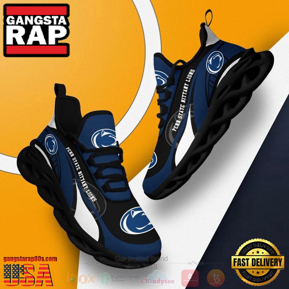 NCAA Penn State Nittany Lions Football Clunky Unique Design Max Soul Shoes Running Sneakers NCAA Penn State Nittany Lions Football Clunky Unique Design Max Soul Shoes Running Sneakers