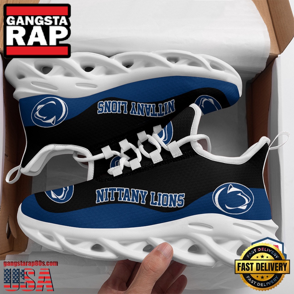 NCAA Penn State Nittany Lions Unique Design Max Soul Shoes Running Sneakers NCAA Penn State Nittany Lions Unique Design Max Soul Shoes Running Sneakers