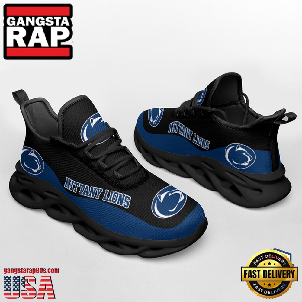 NCAA Penn State Nittany Lions Unique Design Max Soul Shoes Running Sneakers NCAA Penn State Nittany Lions Unique Design Max Soul Shoes Running Sneakers