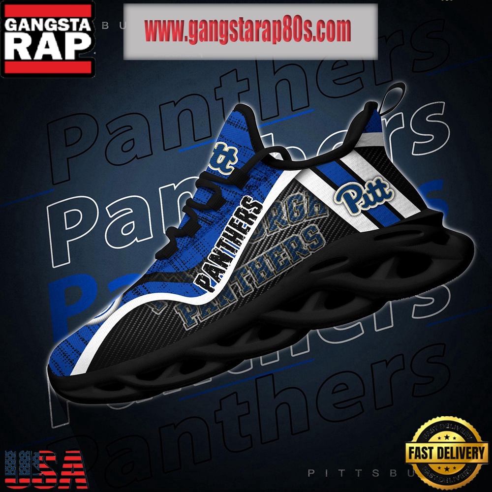 NCAA Pittsburgh Panthers New Design Max Soul Shoes Running Sneakers NCAA Pittsburgh Panthers New Design Max Soul Shoes Running Sneakers