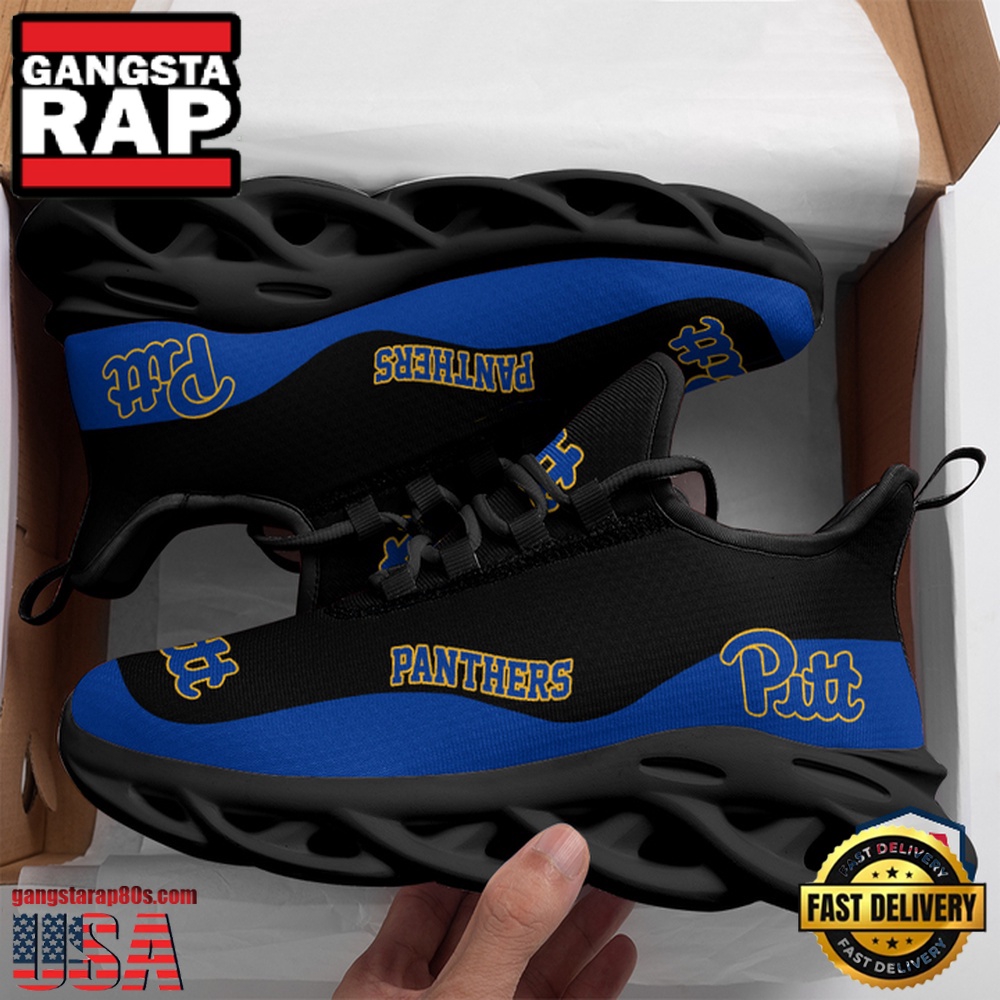 NCAA Pittsburgh Panthers Unique Design Max Soul Shoes Running Sneakers NCAA Pittsburgh Panthers Unique Design Max Soul Shoes Running Sneakers