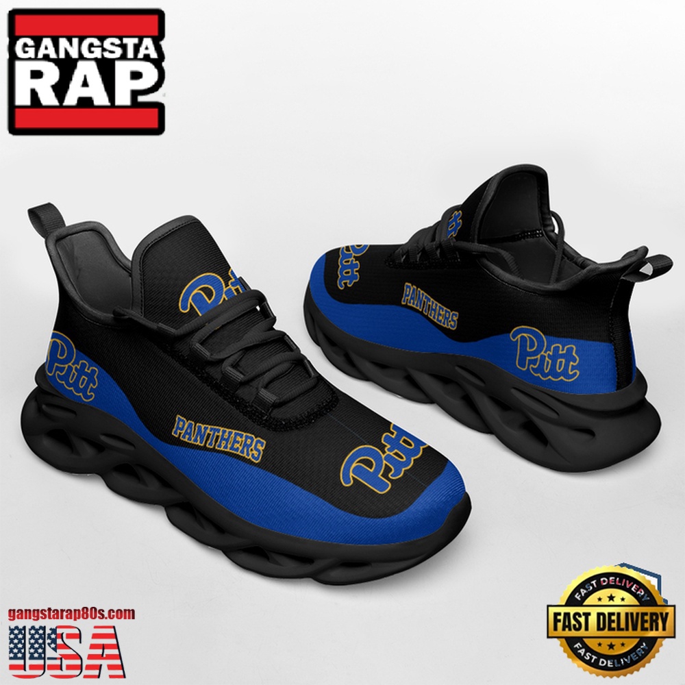 NCAA Pittsburgh Panthers Unique Design Max Soul Shoes Running Sneakers NCAA Pittsburgh Panthers Unique Design Max Soul Shoes Running Sneakers
