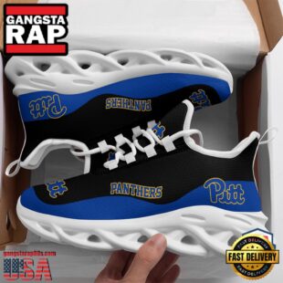 NCAA Pittsburgh Panthers Unique Design Max Soul Shoes Running Sneakers
