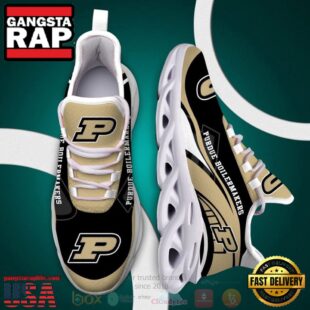 NCAA Purdue Boilermakers Football Clunky Unique Design Max Soul Shoes Running Sneakers