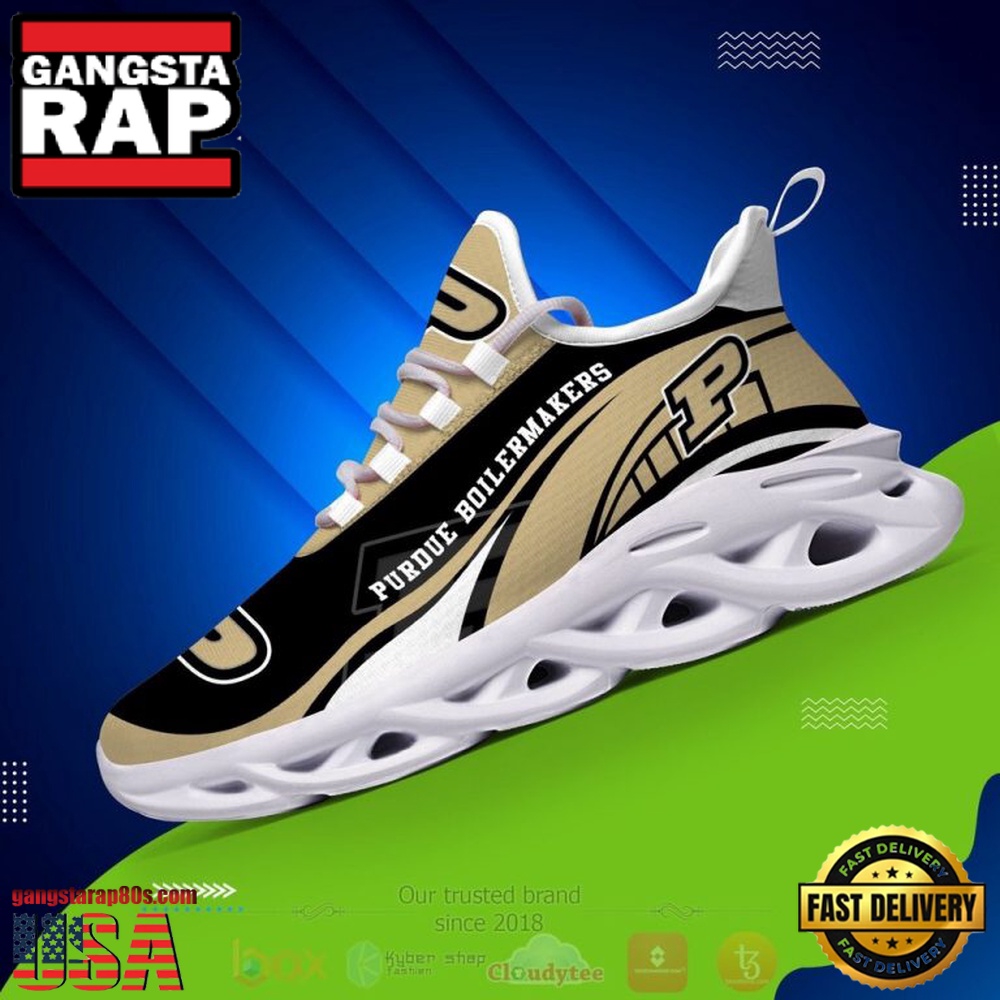 NCAA Purdue Boilermakers Football Clunky Unique Design Max Soul Shoes Running Sneakers NCAA Purdue Boilermakers Football Clunky Unique Design Max Soul Shoes Running Sneakers