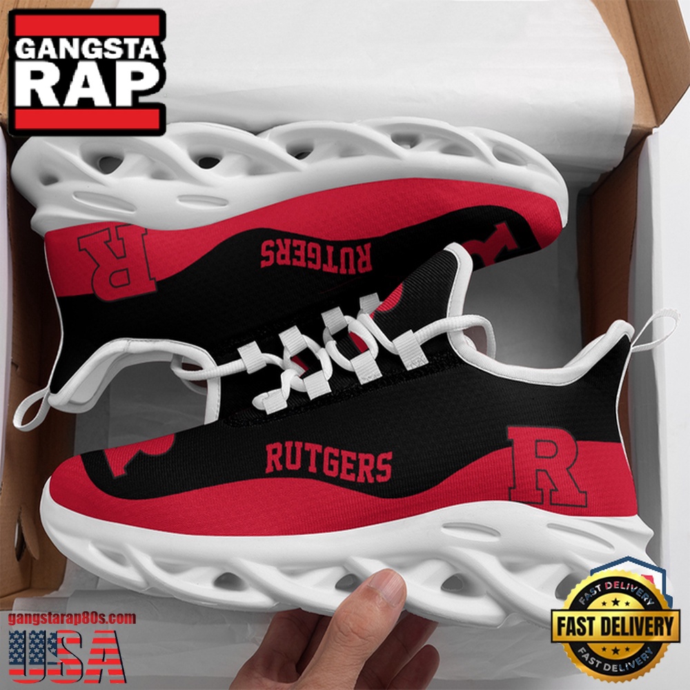 NCAA Rutgers Scarlet Knights Ncaa Unique Design Max Soul Shoes Running Sneakers NCAA Rutgers Scarlet Knights Ncaa Unique Design Max Soul Shoes Running Sneakers
