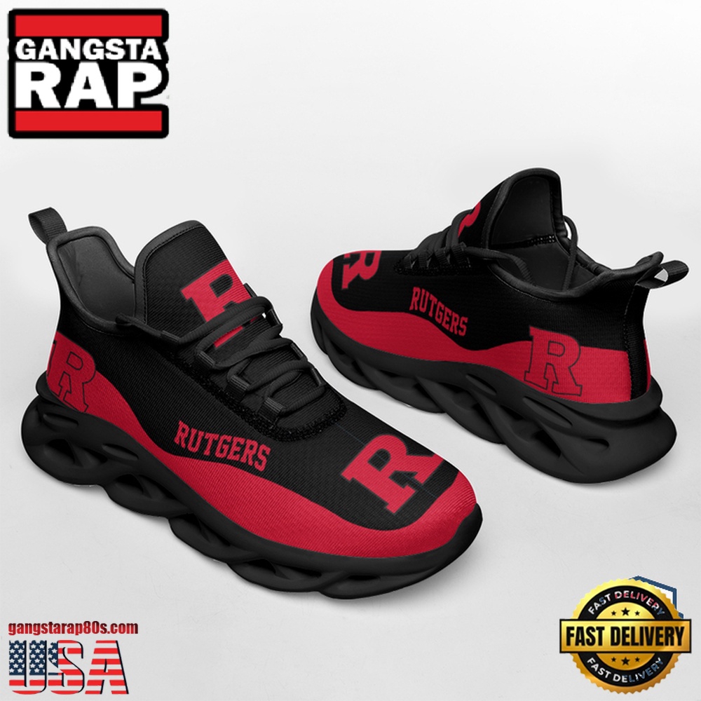 NCAA Rutgers Scarlet Knights Ncaa Unique Design Max Soul Shoes Running Sneakers NCAA Rutgers Scarlet Knights Ncaa Unique Design Max Soul Shoes Running Sneakers
