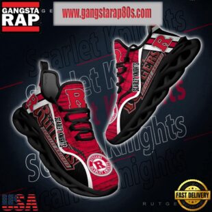 NCAA Rutgers Scarlet Knights New Design Max Soul Shoes Running Sneakers
