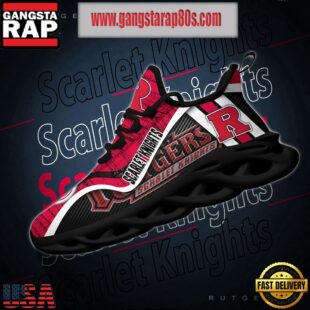 NCAA Rutgers Scarlet Knights New Design Max Soul Shoes Running Sneakers