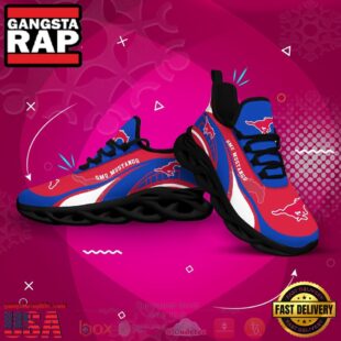 NCAA Smu Mustangs Football Clunky Unique Design Max Soul Shoes Running Sneakers