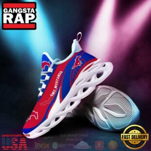 NCAA Smu Mustangs Football Clunky Unique Design Max Soul Shoes Running Sneakers