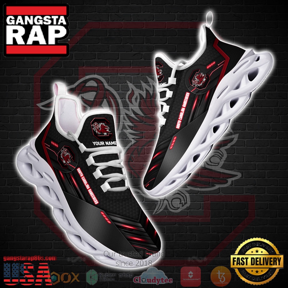 NCAA South Carolina Gamecocks Custom Name Clunky Unique Design Max Soul Shoes Running Sneakers NCAA South Carolina Gamecocks Custom Name Clunky Unique Design Max Soul Shoes Running Sneakers