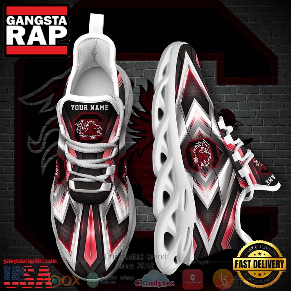 NCAA South Carolina Gamecocks Football Team Custom Name Clunky Unique Design Max Soul Shoes Running Sneakers NCAA South Carolina Gamecocks Football Team Custom Name Clunky Unique Design Max Soul Shoes Running Sneakers
