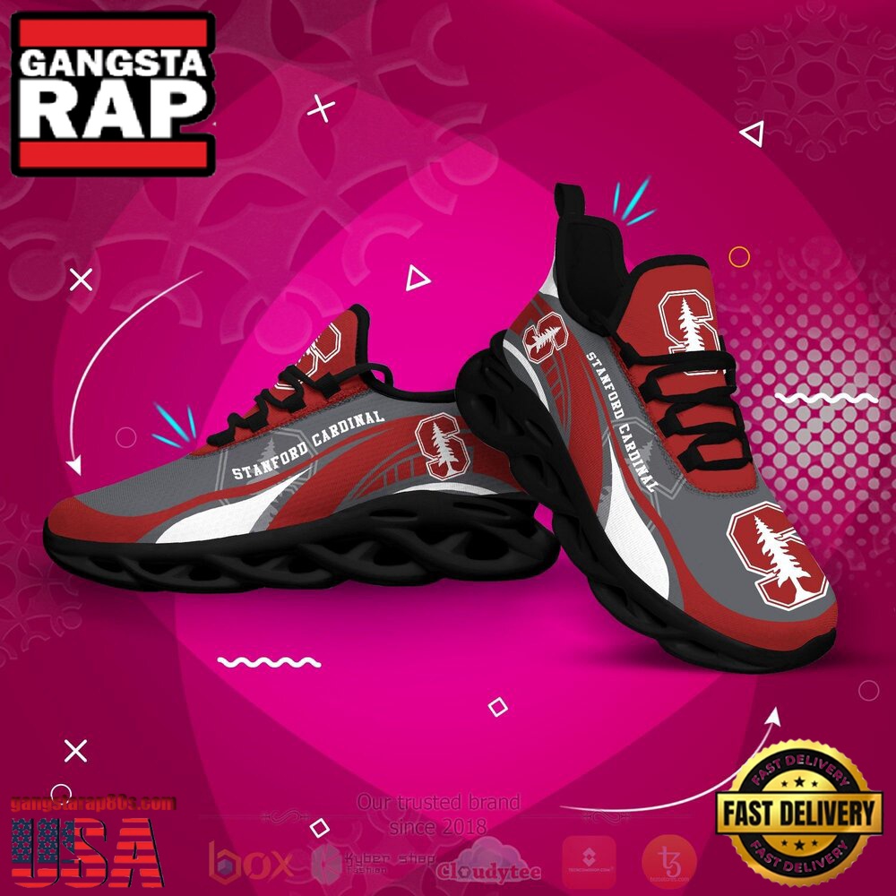 NCAA Stanford Cardinal Football Clunky Unique Design Max Soul Shoes Running Sneakers NCAA Stanford Cardinal Football Clunky Unique Design Max Soul Shoes Running Sneakers