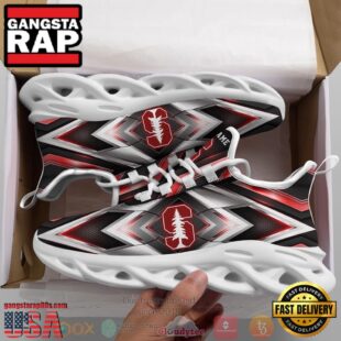 NCAA Stanford Cardinal Football Team Custom Name Clunky Unique Design Max Soul Shoes Running Sneakers