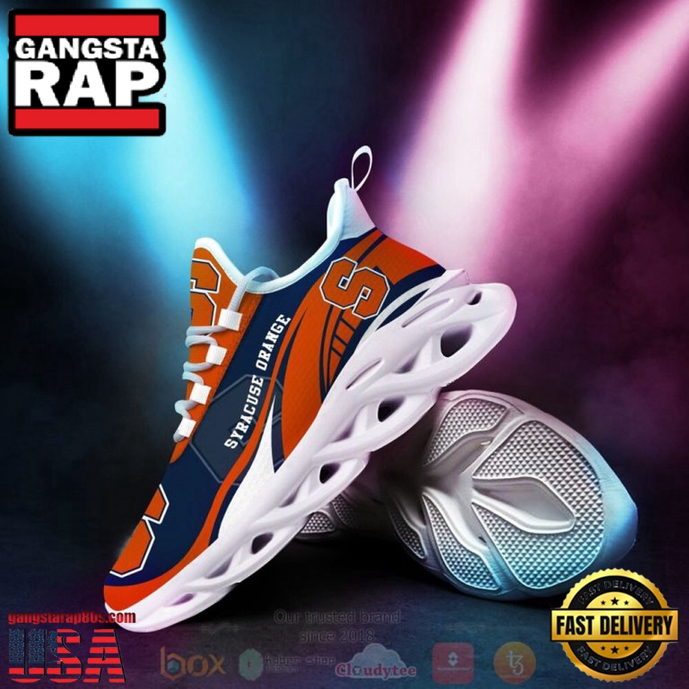 NCAA Syracuse Orange Football Clunky Unique Design Max Soul Shoes Running Sneakers NCAA Syracuse Orange Football Clunky Unique Design Max Soul Shoes Running Sneakers
