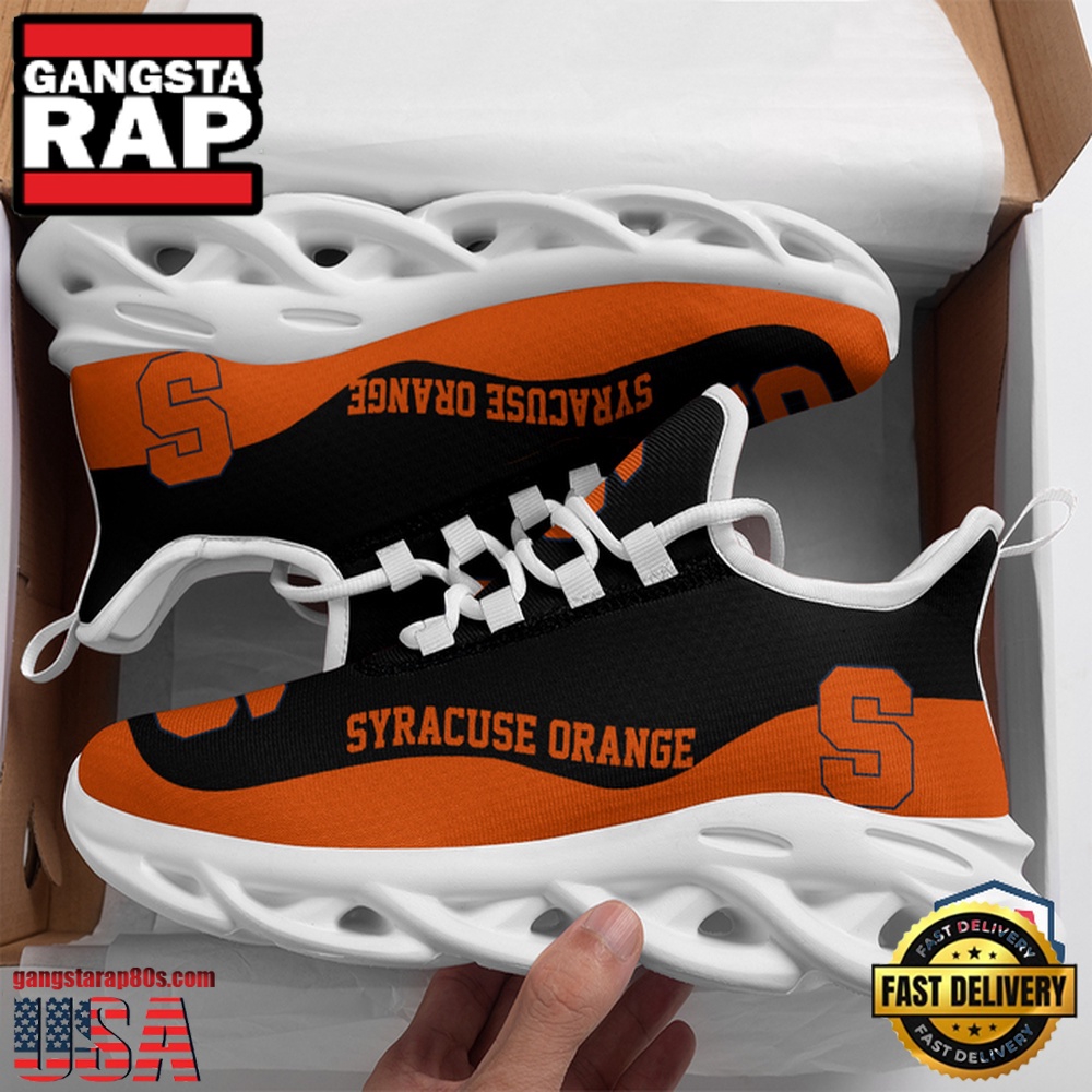 NCAA Syracuse Orange Unique Design Max Soul Shoes Running Sneakers NCAA Syracuse Orange Unique Design Max Soul Shoes Running Sneakers