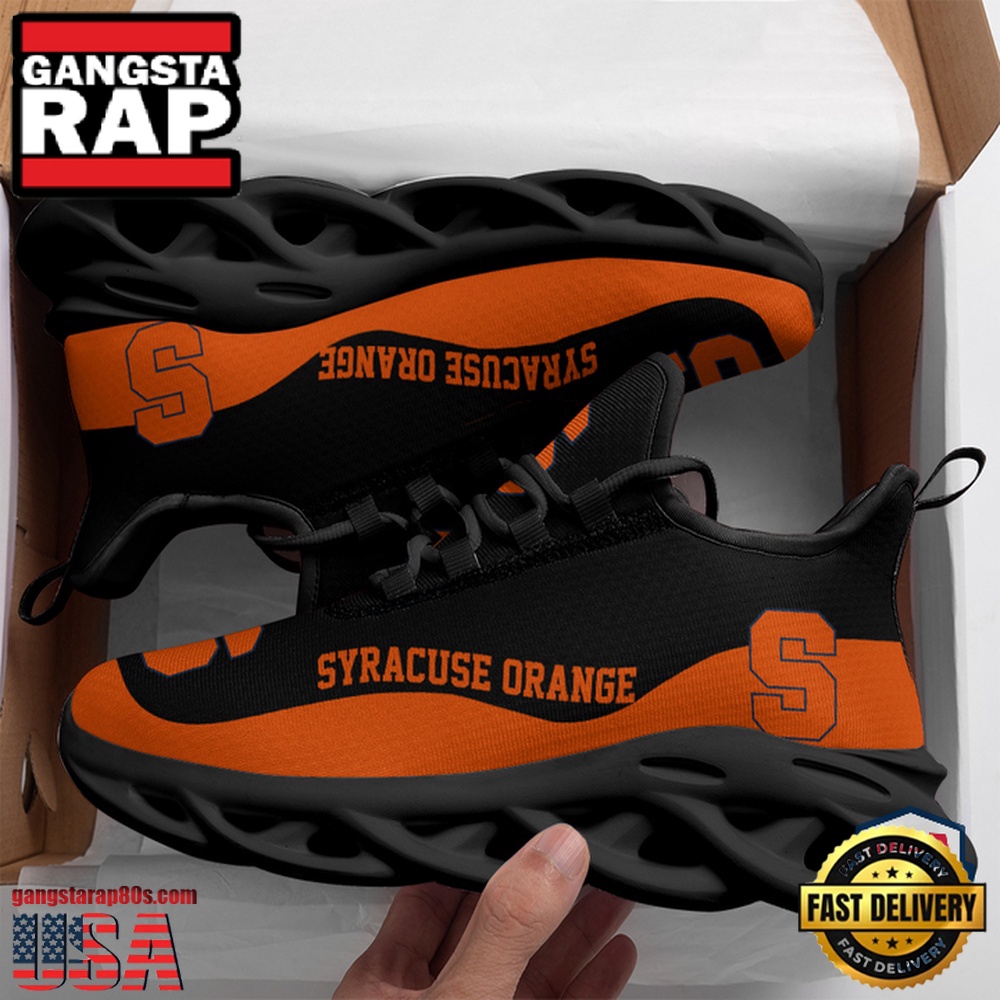 NCAA Syracuse Orange Unique Design Max Soul Shoes Running Sneakers NCAA Syracuse Orange Unique Design Max Soul Shoes Running Sneakers