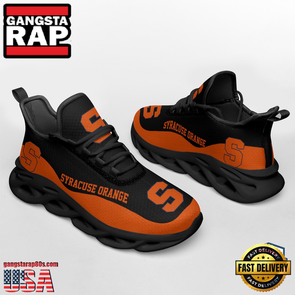 NCAA Syracuse Orange Unique Design Max Soul Shoes Running Sneakers NCAA Syracuse Orange Unique Design Max Soul Shoes Running Sneakers