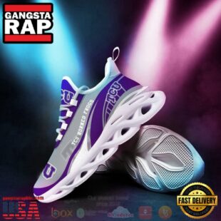 NCAA Tcu Horned Frogs Football Clunky Unique Design Max Soul Shoes Running Sneakers