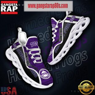 NCAA TCU Horned Frogs New Design Max Soul Shoes Running Sneakers
