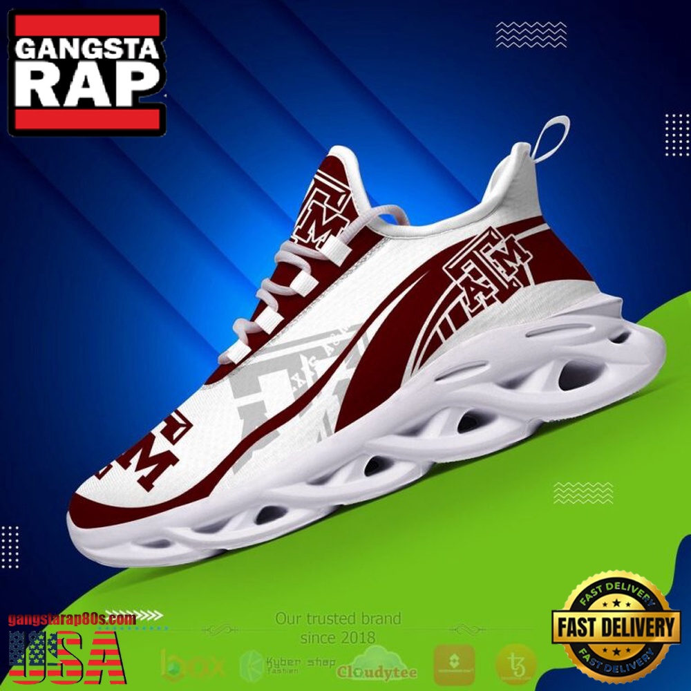 NCAA Texas A&M Aggies Football Clunky Unique Design Max Soul Shoes Running Sneakers NCAA Texas A&M Aggies Football Clunky Unique Design Max Soul Shoes Running Sneakers