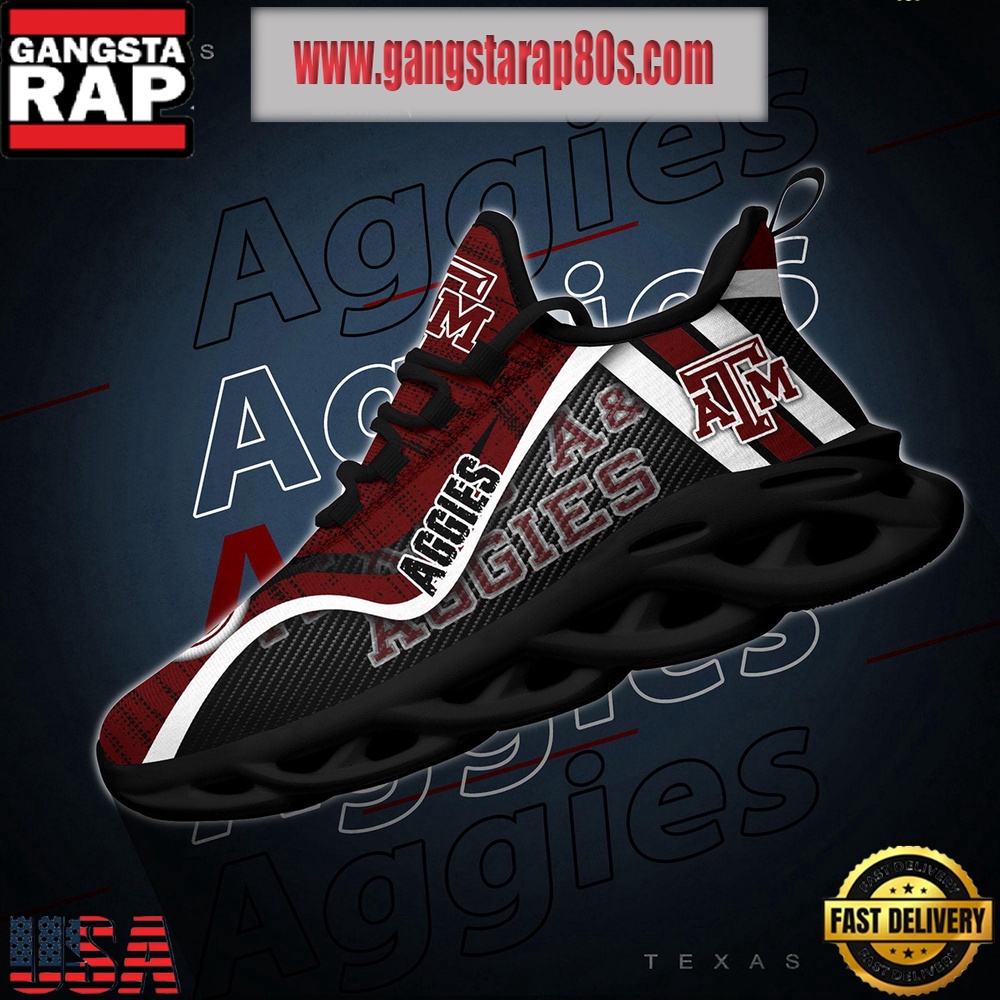 NCAA Texas A&M Aggies New Design Max Soul Shoes Running Sneakers NCAA Texas A&M Aggies New Design Max Soul Shoes Running Sneakers