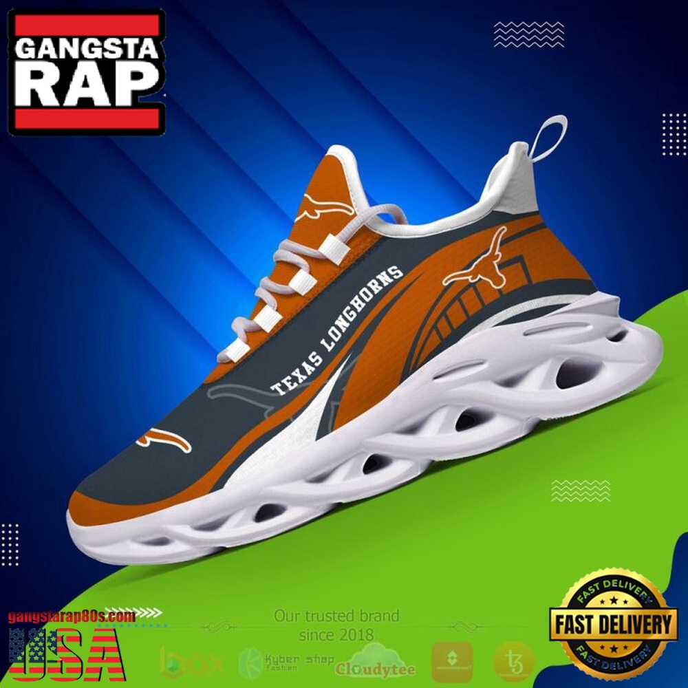NCAA Texas Longhorns Football Clunky Unique Design Max Soul Shoes Running Sneakers NCAA Texas Longhorns Football Clunky Unique Design Max Soul Shoes Running Sneakers