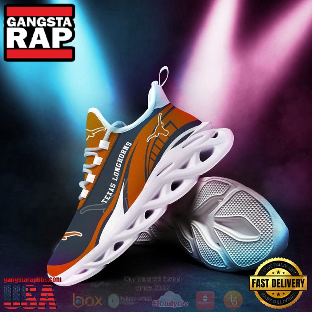 NCAA Texas Longhorns Football Clunky Unique Design Max Soul Shoes Running Sneakers NCAA Texas Longhorns Football Clunky Unique Design Max Soul Shoes Running Sneakers