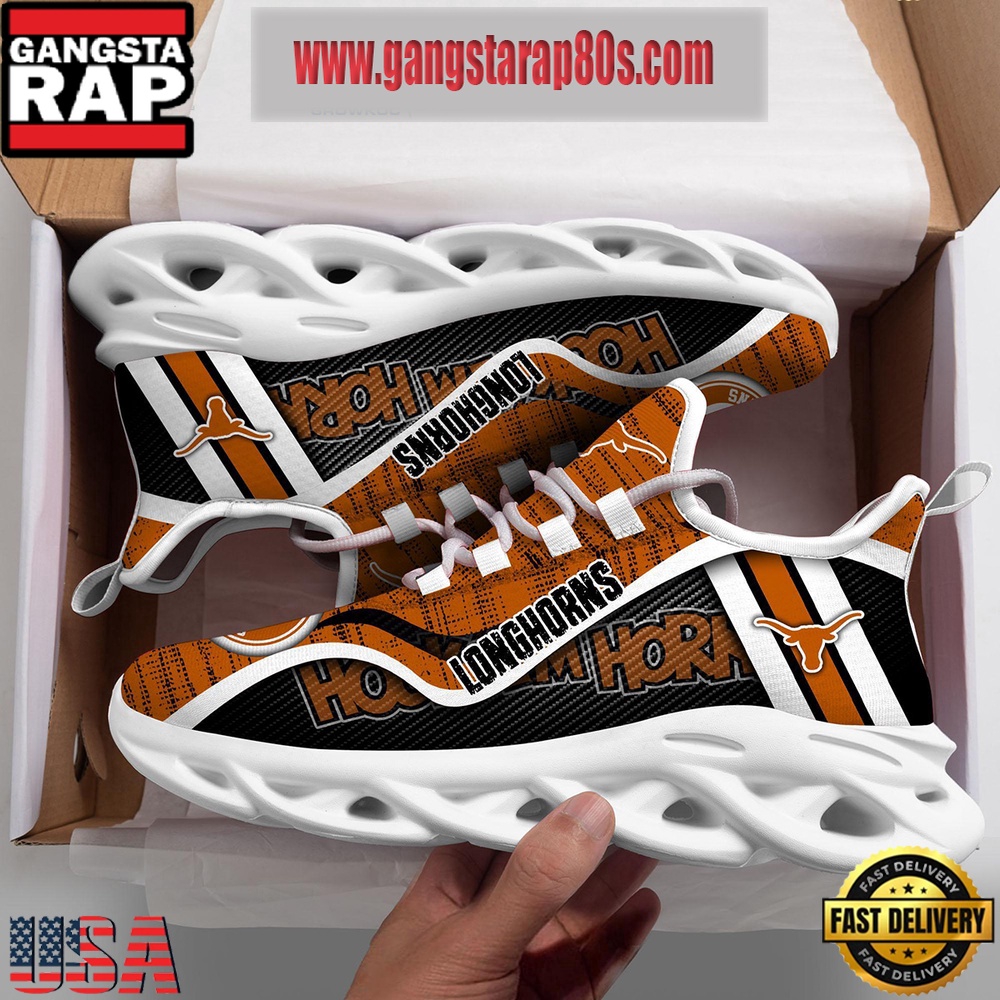 NCAA Texas Longhorns New Design Max Soul Shoes Running Sneakers NCAA Texas Longhorns New Design Max Soul Shoes Running Sneakers