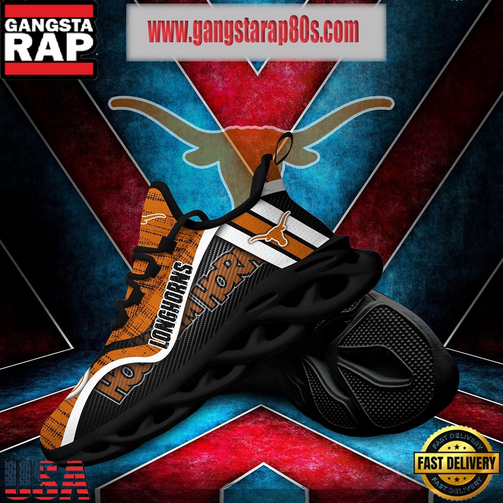 NCAA Texas Longhorns New Design Max Soul Shoes Running Sneakers NCAA Texas Longhorns New Design Max Soul Shoes Running Sneakers