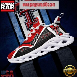 NCAA Texas Tech Red Raiders New Design Max Soul Shoes Running Sneakers